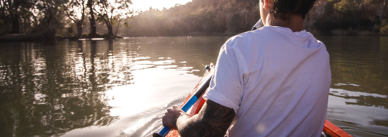 Kayaking the Murray River