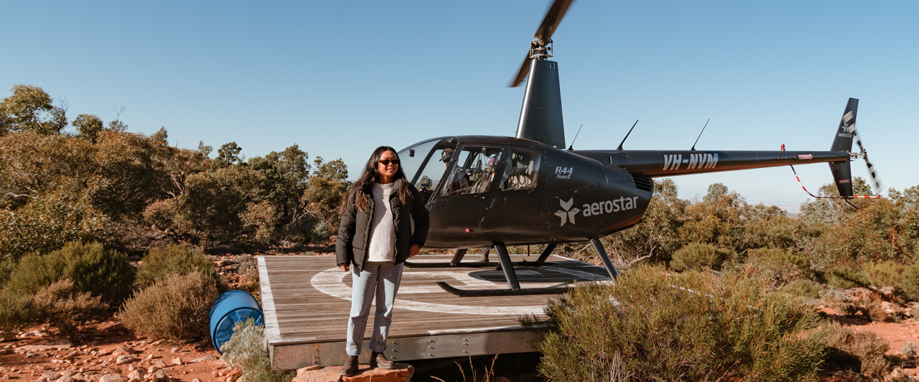 Rawnsley Park Heli-camping, Flinders Ranges and Outback